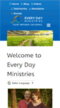 Mobile Screenshot of everydayministries.com